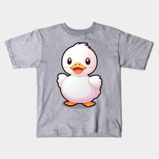 Cartoon Cute Kawaii Adorable Duck Kids T-Shirt